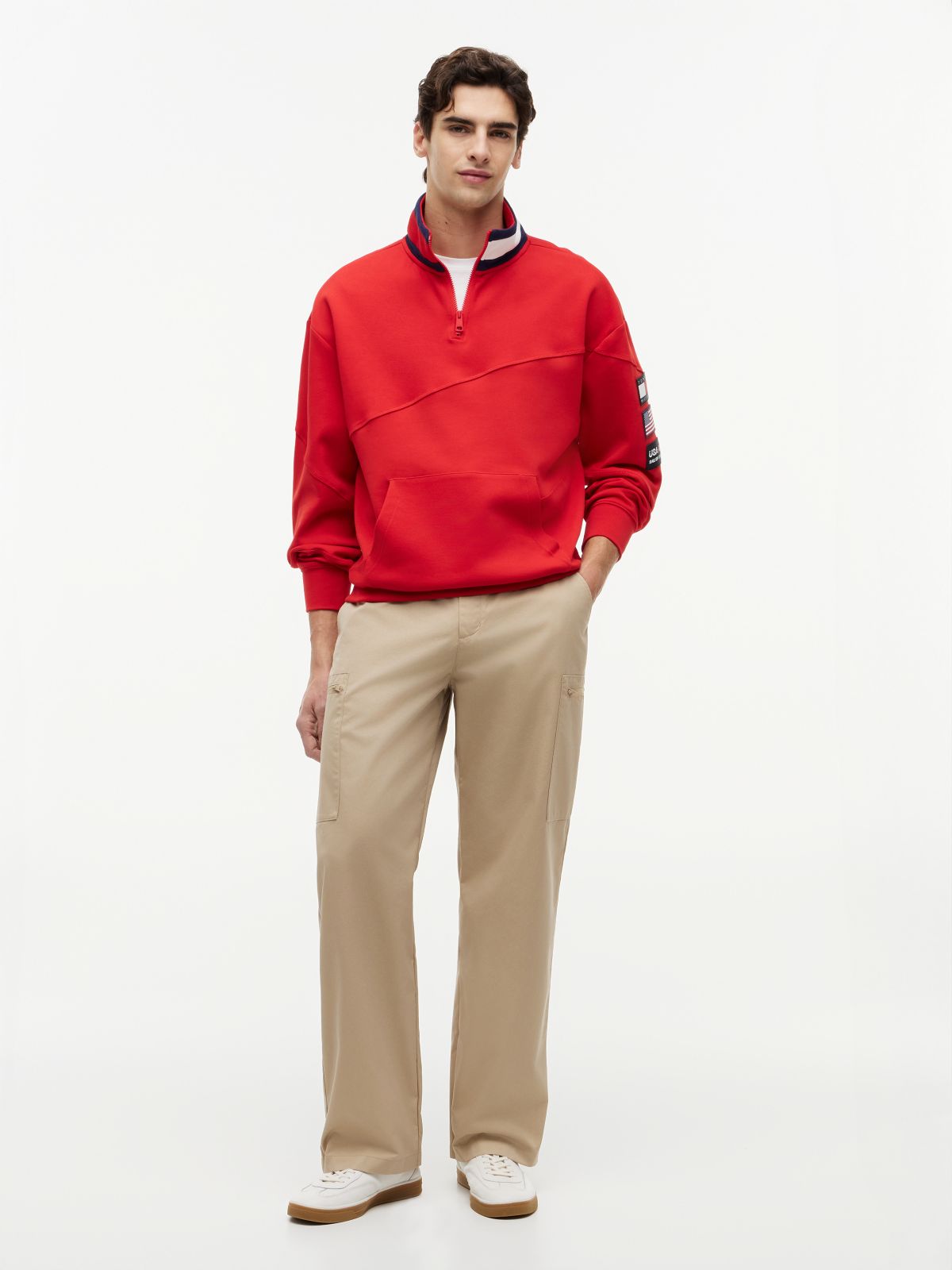 Tommy x U.S. Sail GP Team Cargo Trousers — Khaki