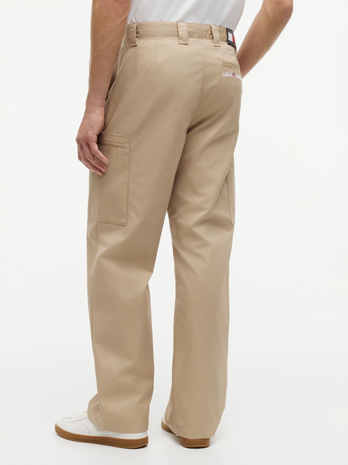 Tommy x U.S. Sail GP Team Cargo Trousers — Khaki