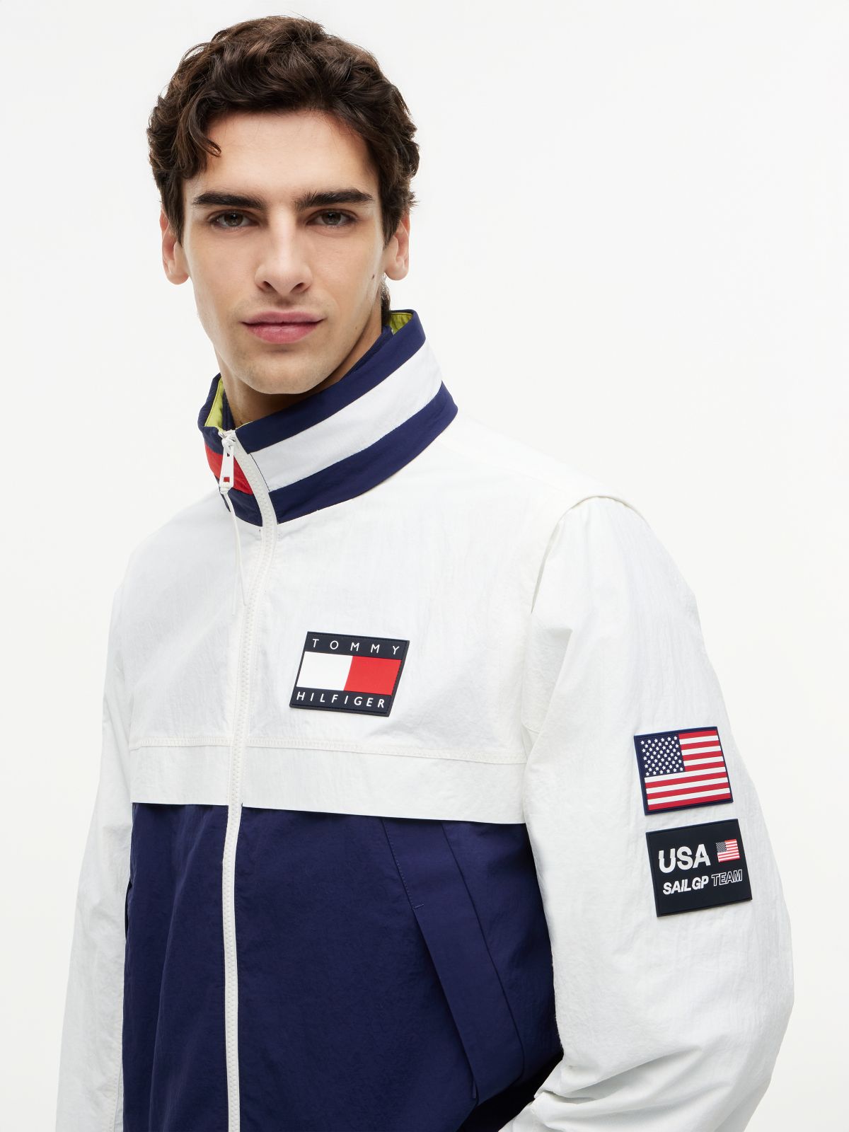 Tommy x U.S. Sail GP Team Regatta Jacket — White