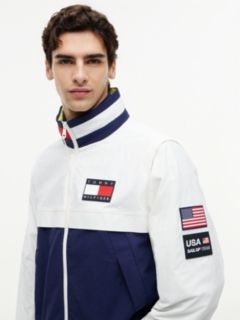 Tommy x U.S. Sail GP Team Regatta Jacket — White 3