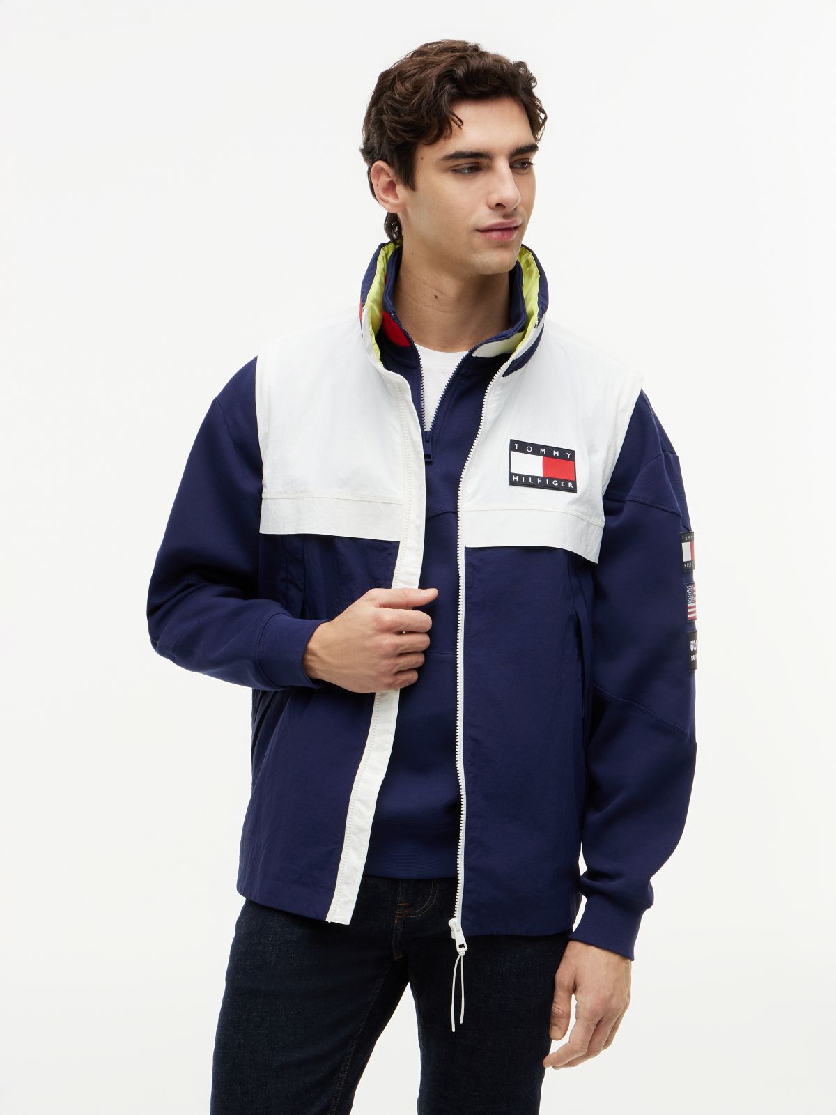 Tommy x U.S. Sail GP Team Regatta Jacket — White