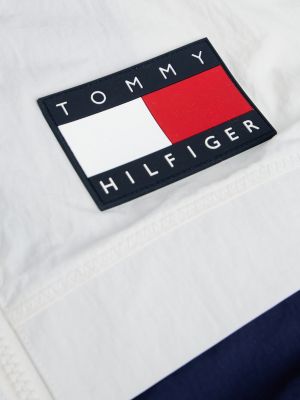 white tommy x u.s. sail gp team regatta jacket for adult gender inclusive tommy hilfiger
