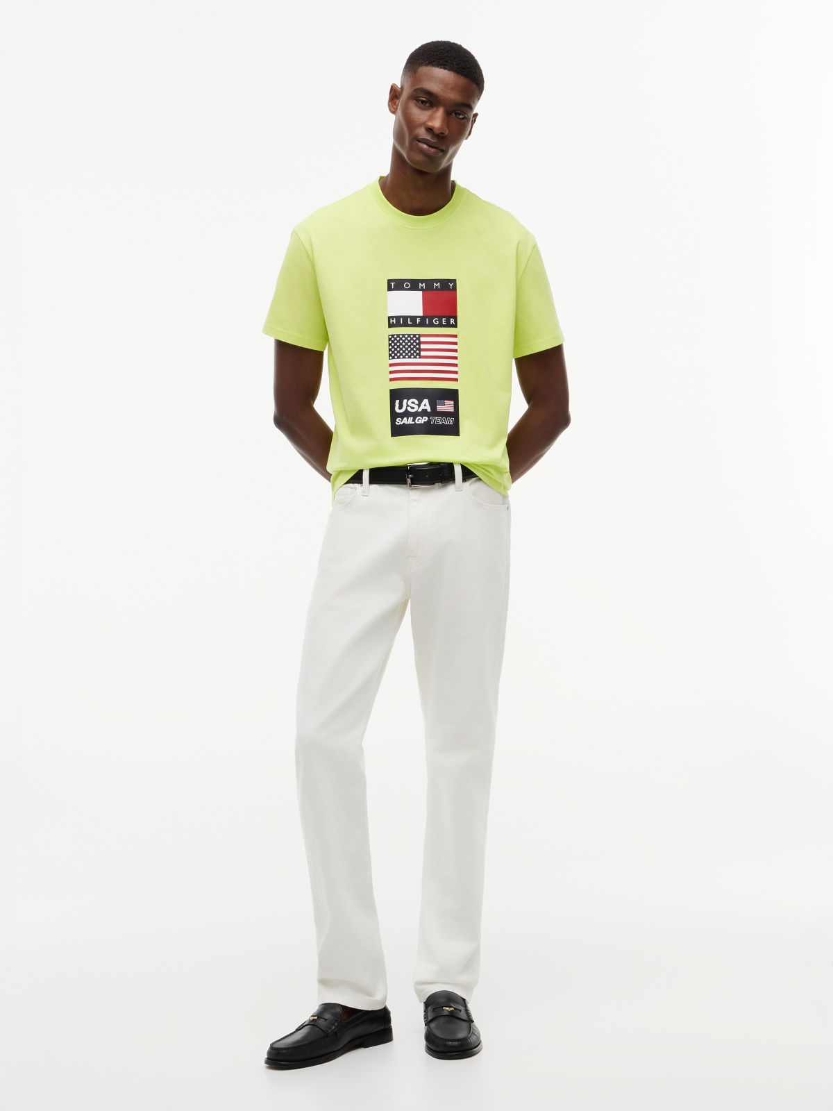 Tommy x U.S. Sail GP Team Logo T-Shirt — Green