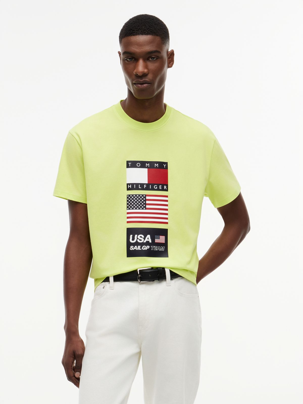 Tommy x U.S. Sail GP Team Logo T-Shirt — Green