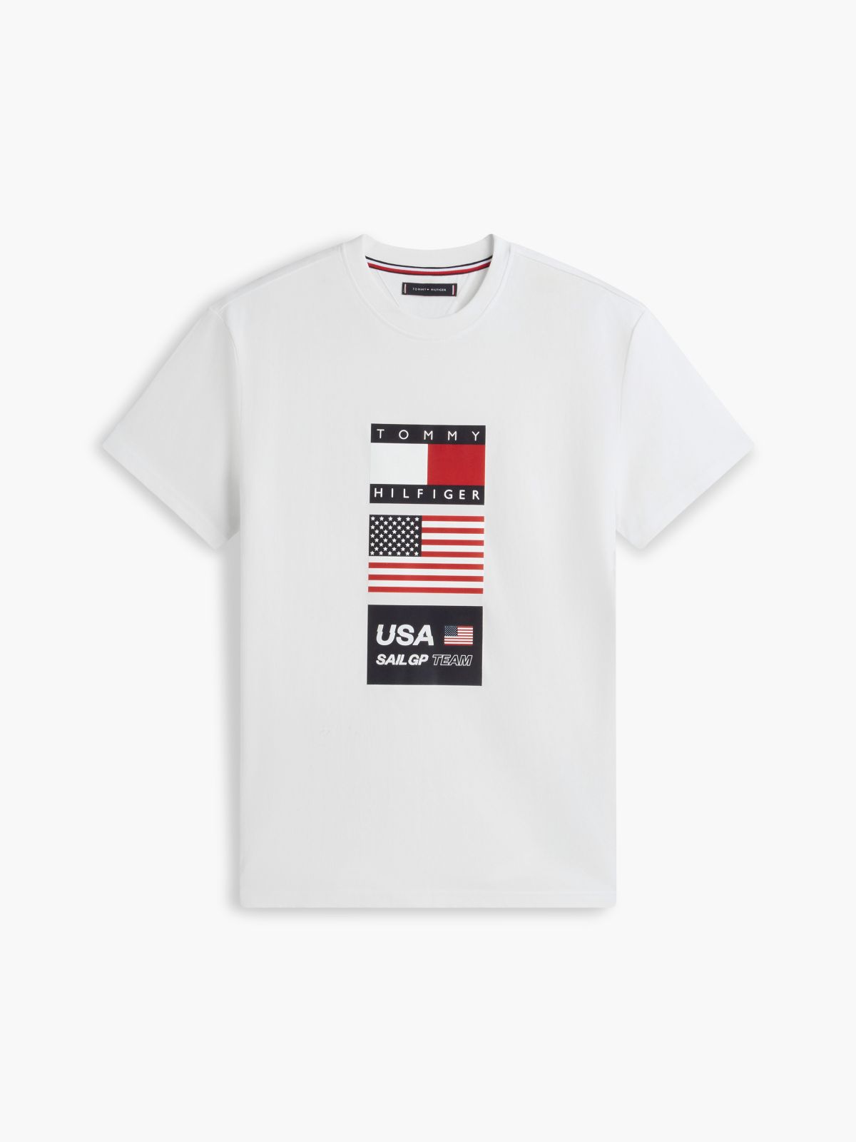 Tommy x U.S. Sail GP Team Logo T-Shirt — White