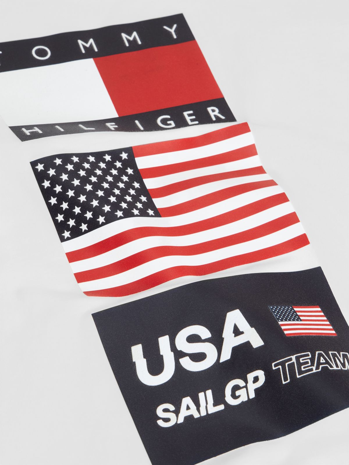 Tommy x U.S. Sail GP Team Logo T-Shirt — White