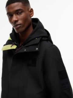 Tommy x U.S. Sail GP Team Relaxed Hooded Jacket — Black 3