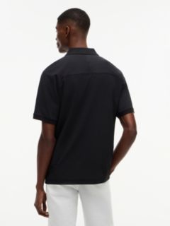 Tommy x U.S. Sail GP Team Zip Placket Polo Shirt — Black 4