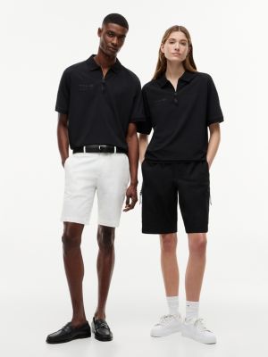 polo tommy x u.s. sail gp team zippé noir pour adult gender inclusive tommy hilfiger