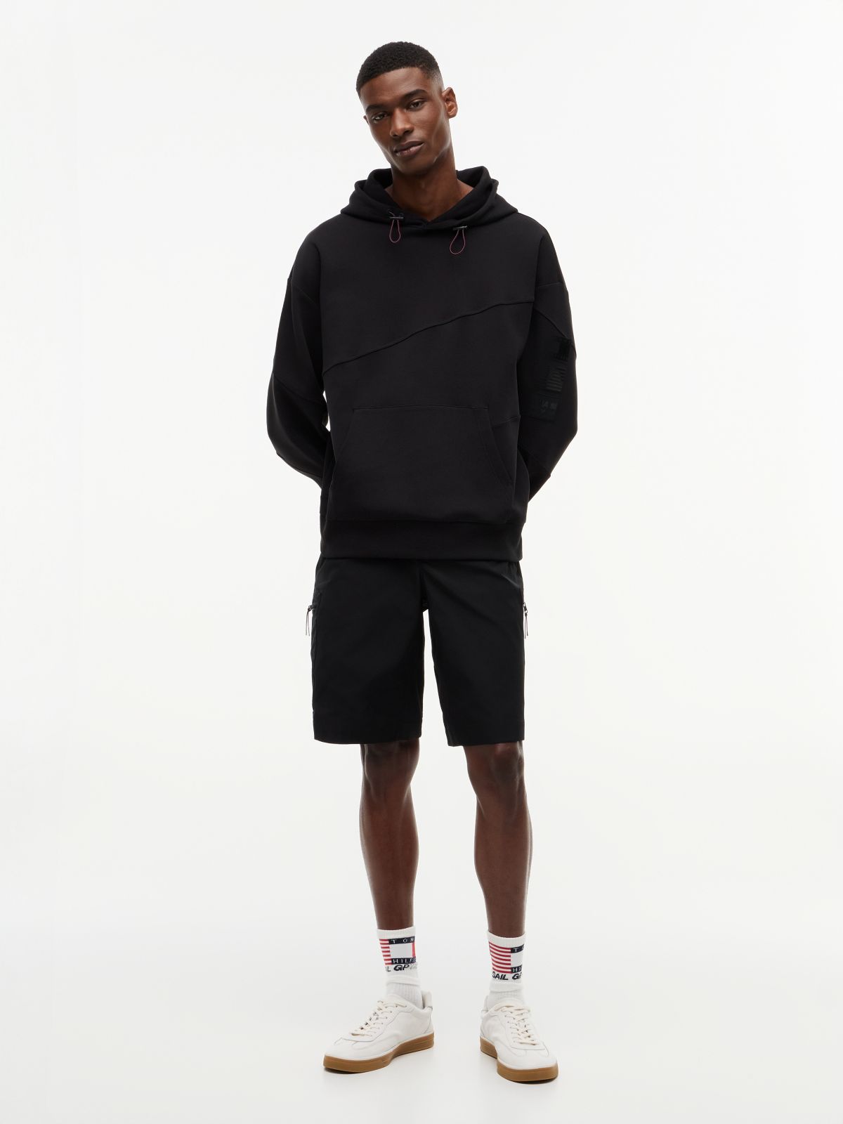 Tommy x U.S. Sail GP Team Relaxed Hoody — Black