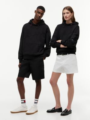black tommy x u.s. sail gp team relaxed hoody for adult gender inclusive tommy hilfiger