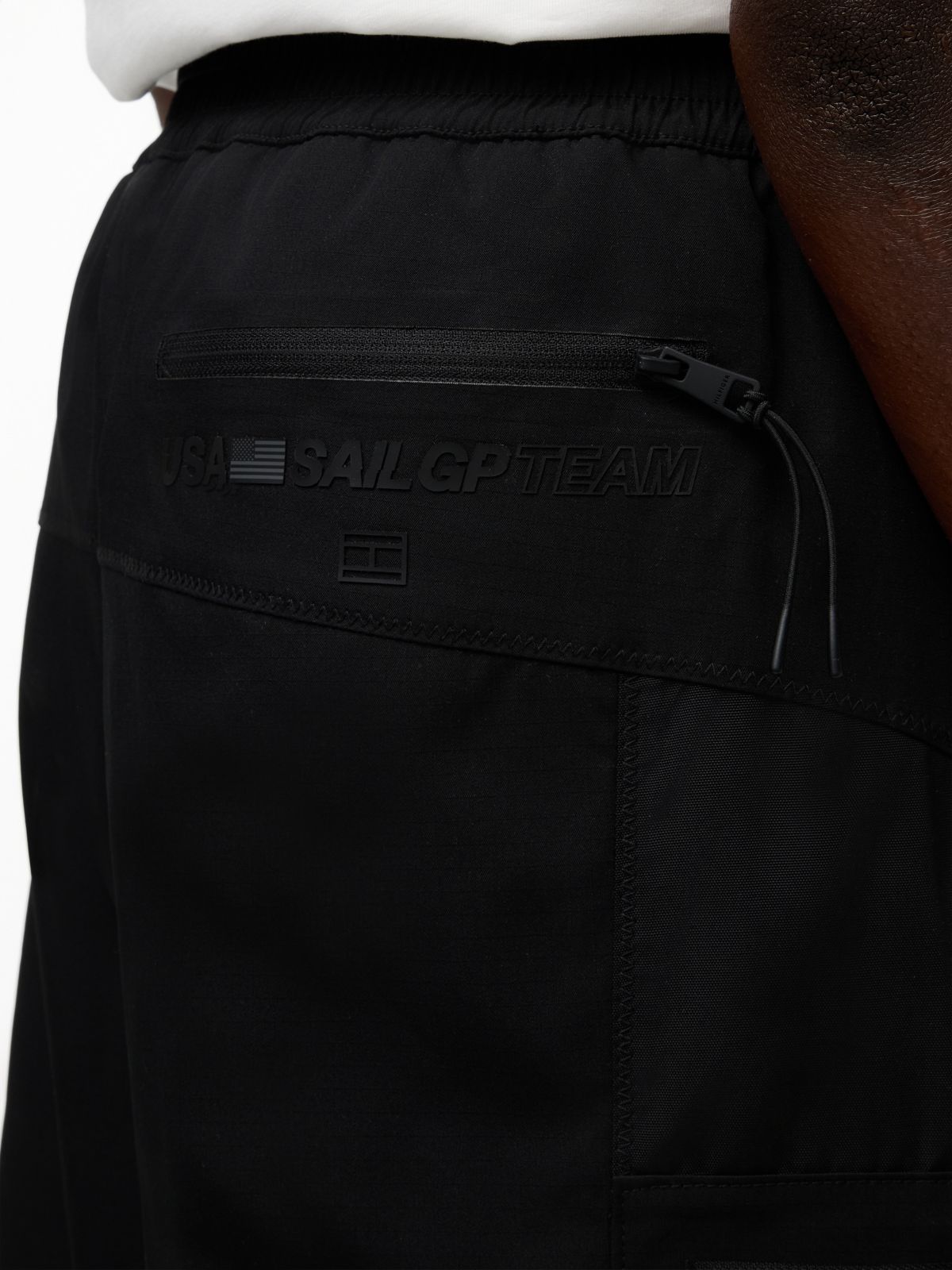 Tommy x U.S. Sail GP Team Cargo Shorts — Black