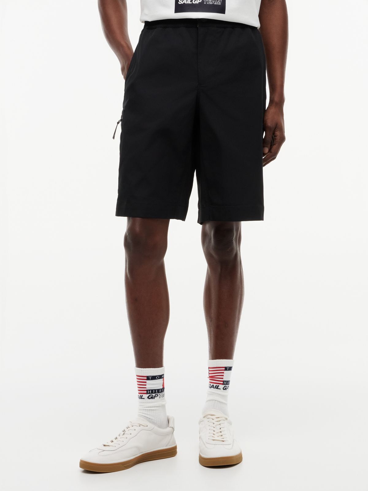Tommy x U.S. Sail GP Team Cargo Shorts — Black