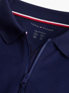 Tommy x U.S. Sail GP Team Performance Pique Polo Shirt — Blue 6