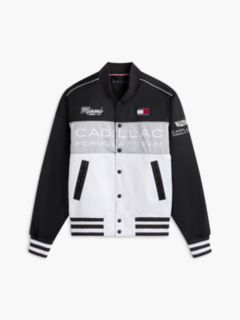 TH x Cadillac Formula 1® Team Miami Varsity Jacket — White 5