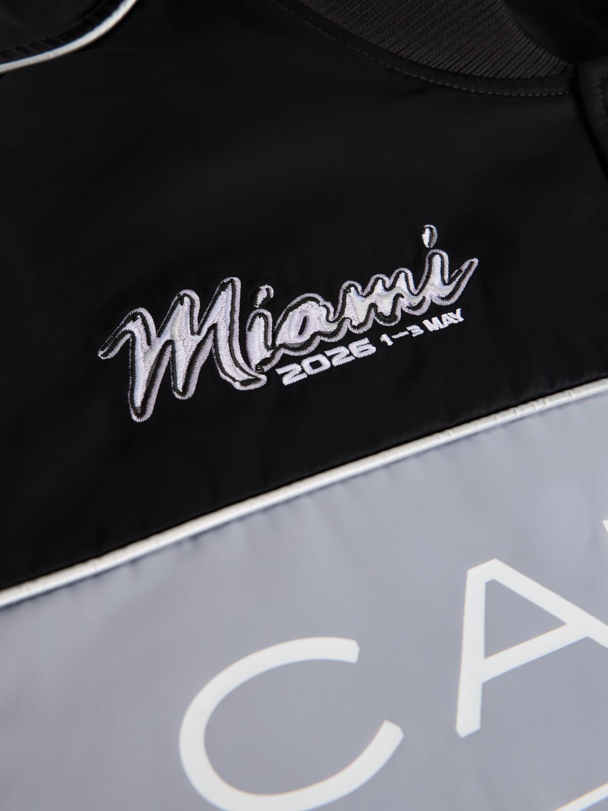 TH x Cadillac Formula 1® Team Miami Varsity Jacket — White