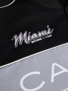 TH x Cadillac Formula 1® Team Miami Varsity Jacket — White 7