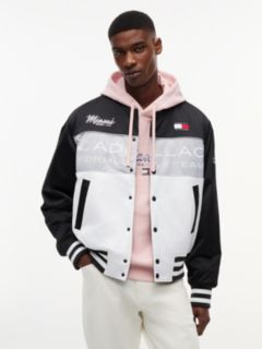 TH x Cadillac Formula 1® Team Miami Varsity Jacket — White 1