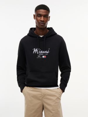 black th x cadillac formula 1® team miami hoody for adults gender inclusive tommy hilfiger