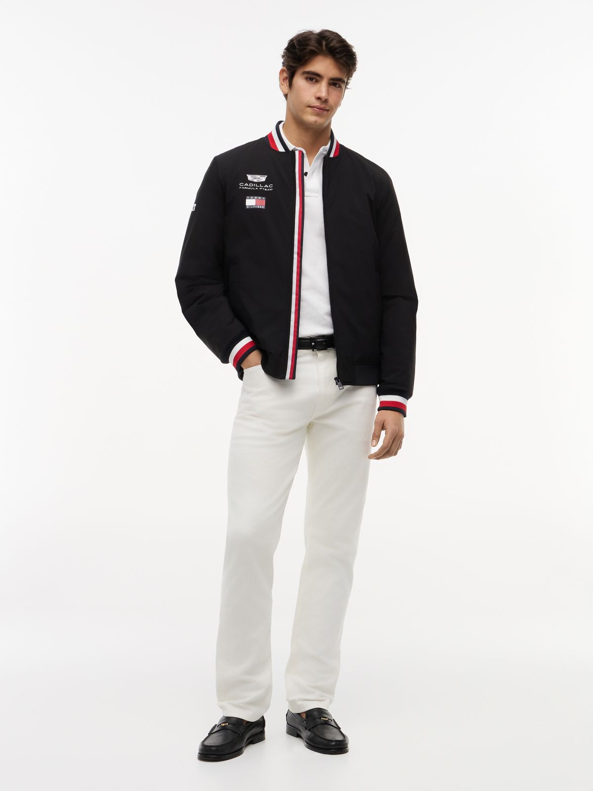 TH x Cadillac Formula 1® Team Varsity Jacket — Black