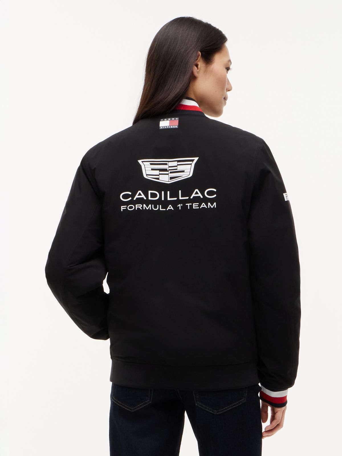 TH x Cadillac Formula 1® Team Varsity Jacket — Black