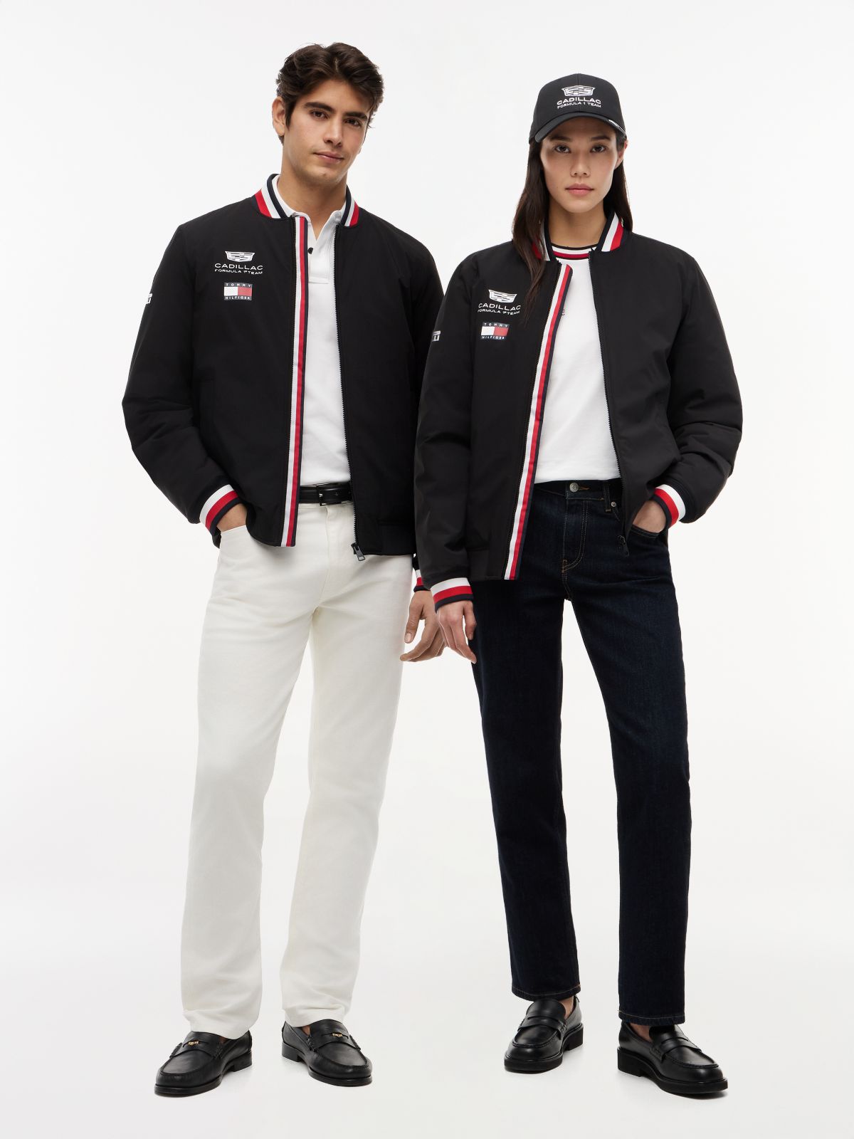 TH x Cadillac Formula 1® Team Varsity Jacket — Black