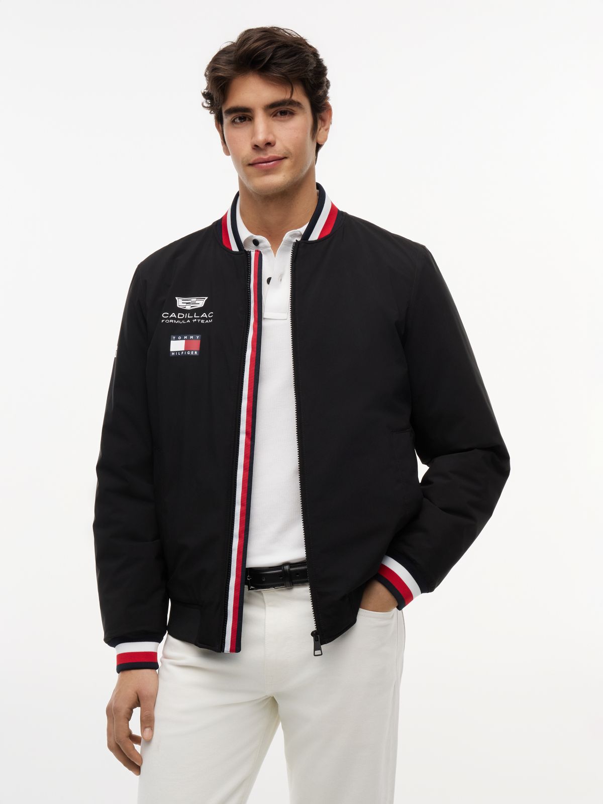 TH x Cadillac Formula 1® Team Varsity Jacket — Black