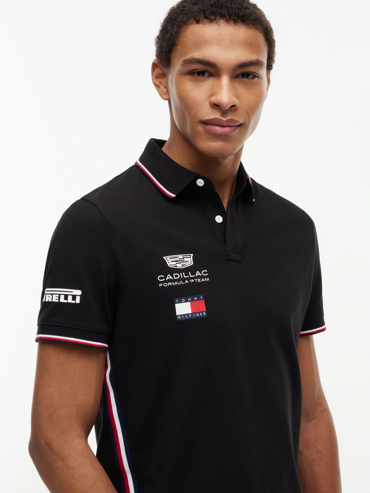 TH x Cadillac Formula 1® Team Polo Shirt — Black