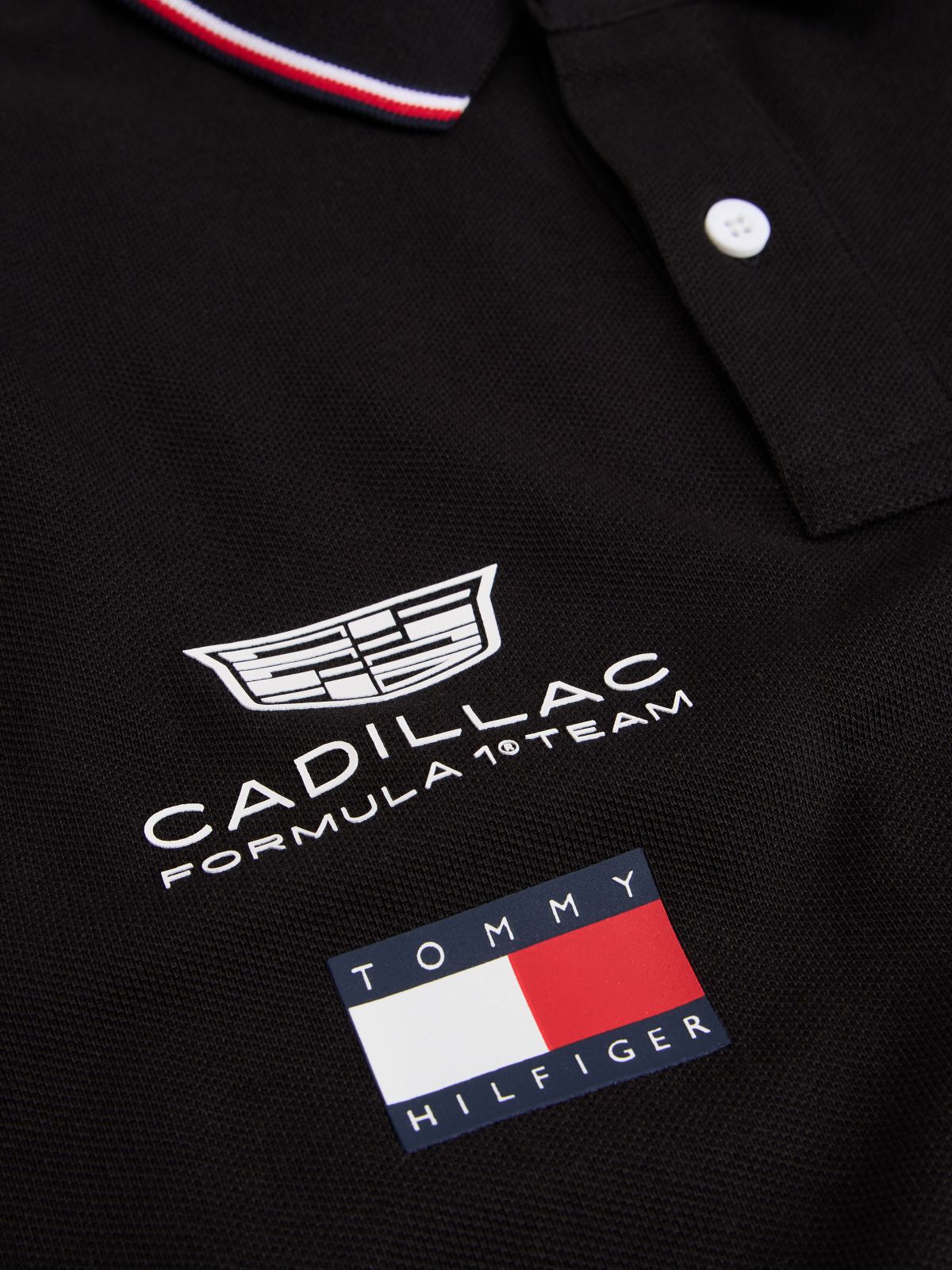 TH x Cadillac Formula 1® Team Polo Shirt — Black