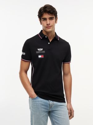 polo th x cadillac formula 1® team black pour adultes genre inclusif tommy hilfiger