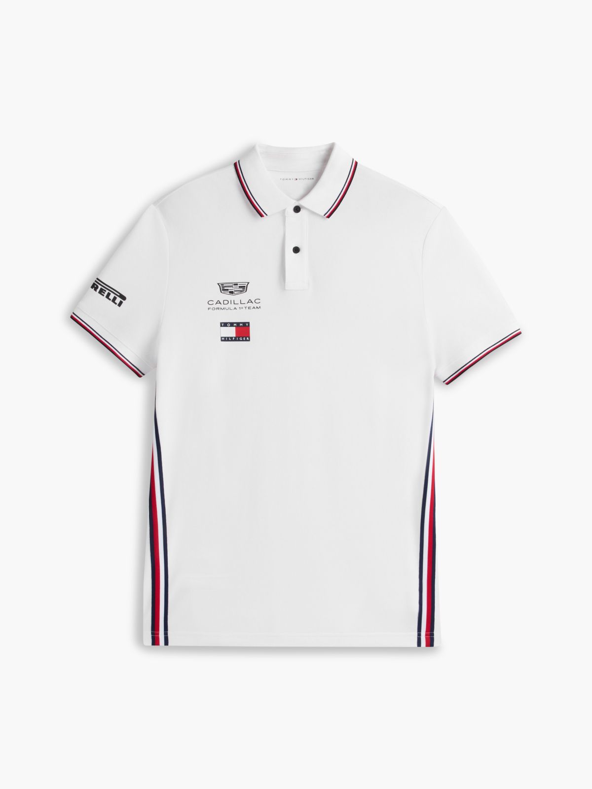 TH x Cadillac Formula 1® Team Polo Shirt — White