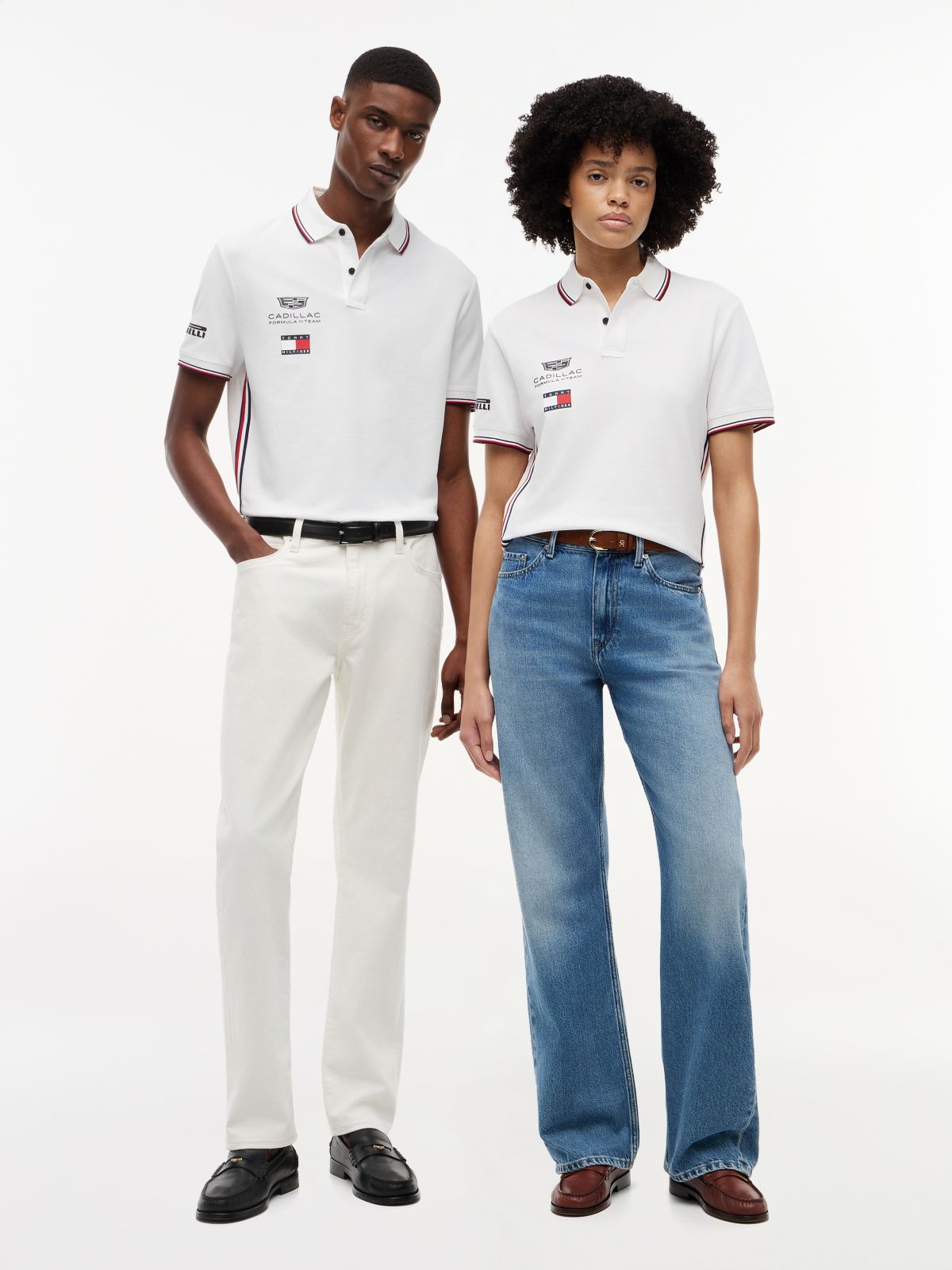 TH x Cadillac Formula 1® Team Polo Shirt — White