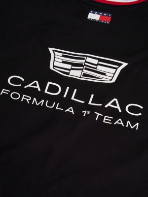 schwarz th x cadillac formula 1® team t-shirt für gender-inclusive erwachsene - tommy hilfiger