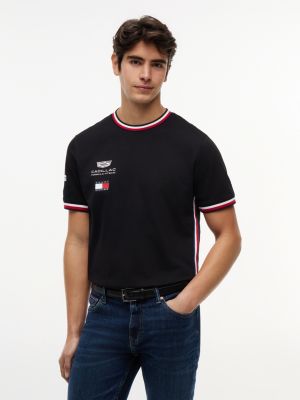 black th x cadillac formula 1® team t-shirt für gender-inclusive erwachsene - tommy hilfiger