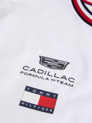 weiß th x cadillac formula 1® team t-shirt für gender-inclusive erwachsene - tommy hilfiger