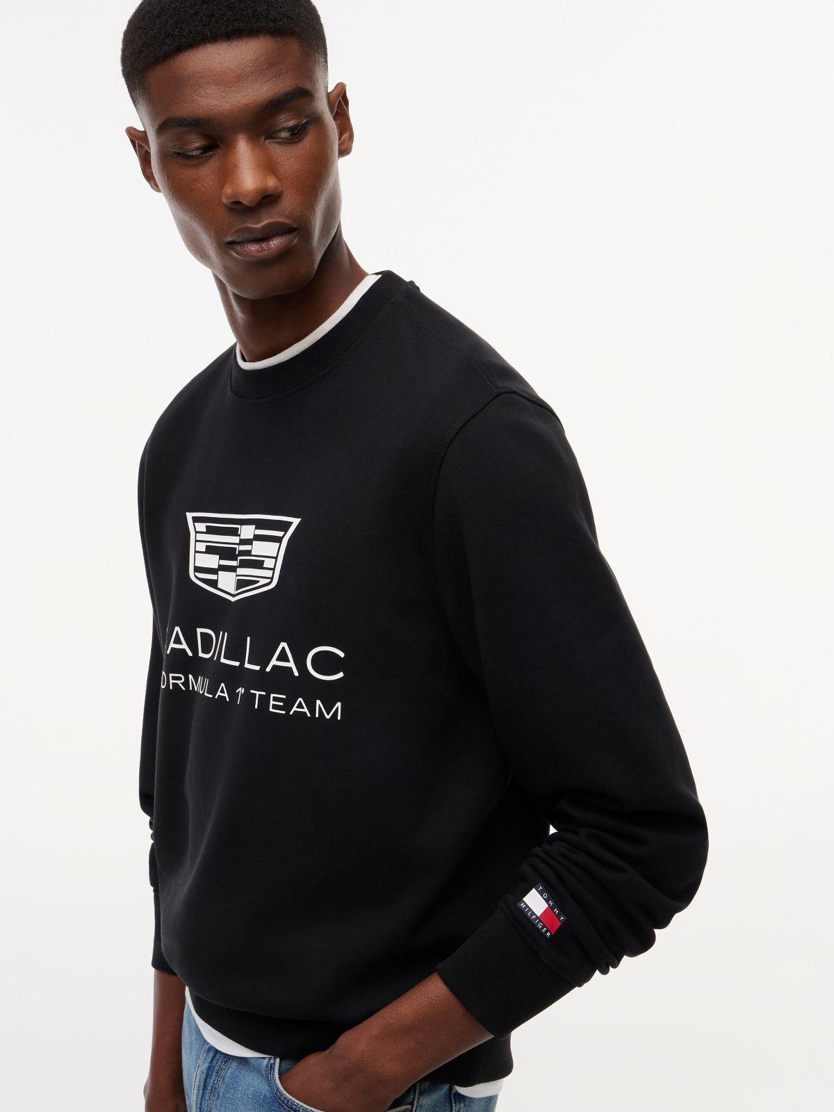 TH x Cadillac Formula 1® Team Logo Sweatshirt — Black