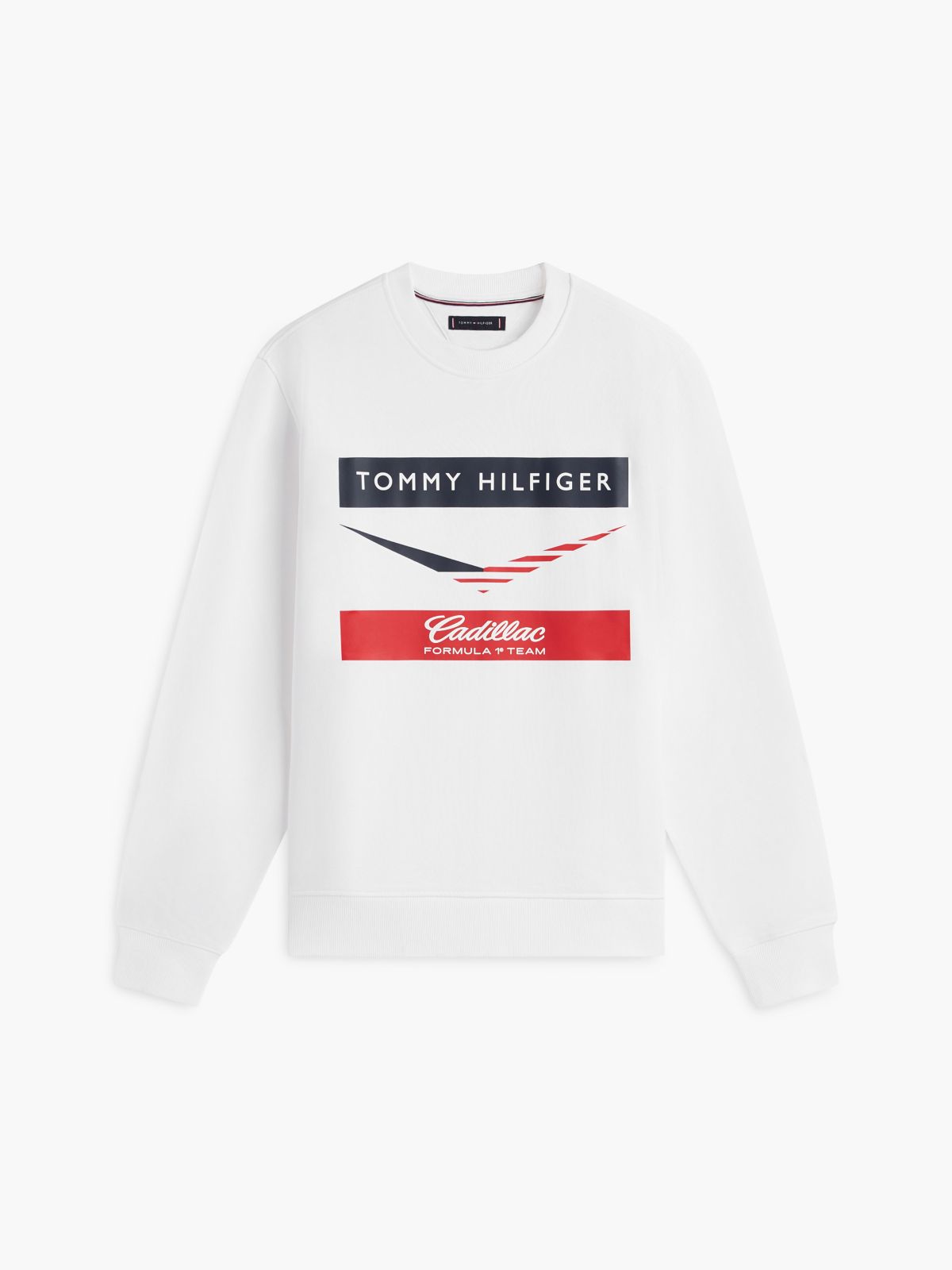 TH x Cadillac Formula 1® Team Chevron Sweatshirt — White
