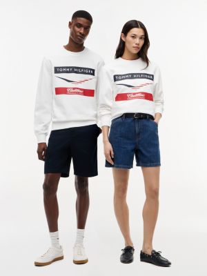 white th x cadillac formula 1® team chevron sweatshirt for adults gender inclusive tommy hilfiger