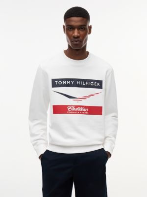 white th x cadillac formula 1® team chevron sweatshirt for adults gender inclusive tommy hilfiger