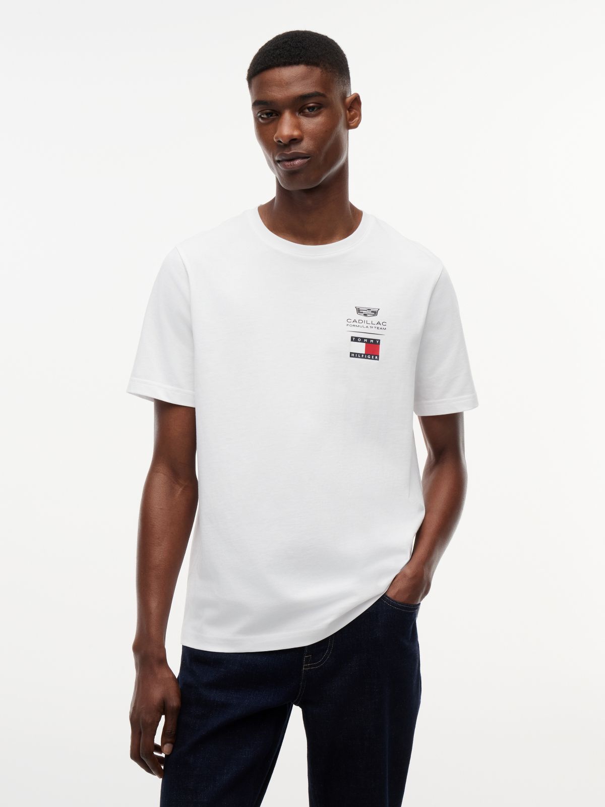 TH x Cadillac Formula 1® Team Logo T-Shirt — White