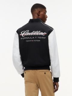 TH x Cadillac Formula 1® Team Back Logo Varsity Jacket — Black 5