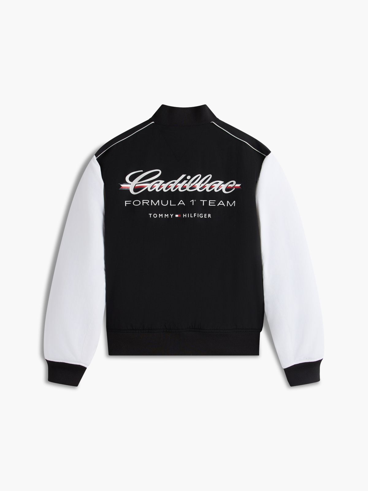 TH x Cadillac Formula 1® Team Back Logo Varsity Jacket — Black