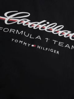 TH x Cadillac Formula 1® Team Back Logo Varsity Jacket — Black 8