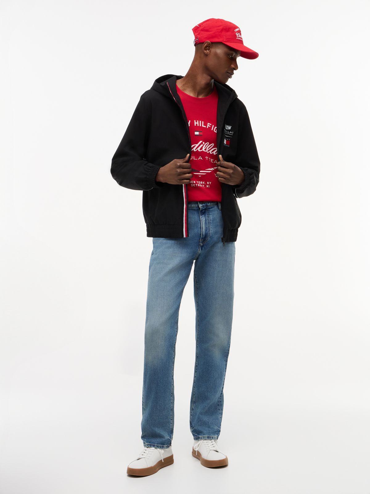 TH x Cadillac Formula 1® Team Hooded Windbreaker — Black