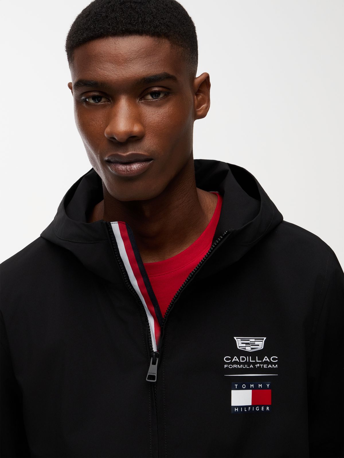 TH x Cadillac Formula 1® Team Hooded Windbreaker — Black