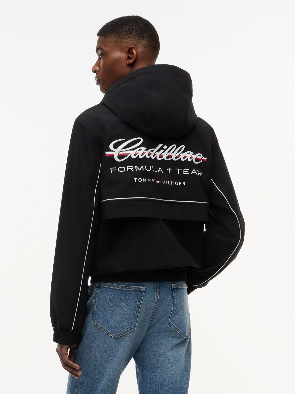 TH x Cadillac Formula 1® Team Hooded Windbreaker — Black
