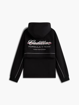 zwart th x cadillac formula 1® team windbreaker voor volwassenen gender inclusive - tommy hilfiger