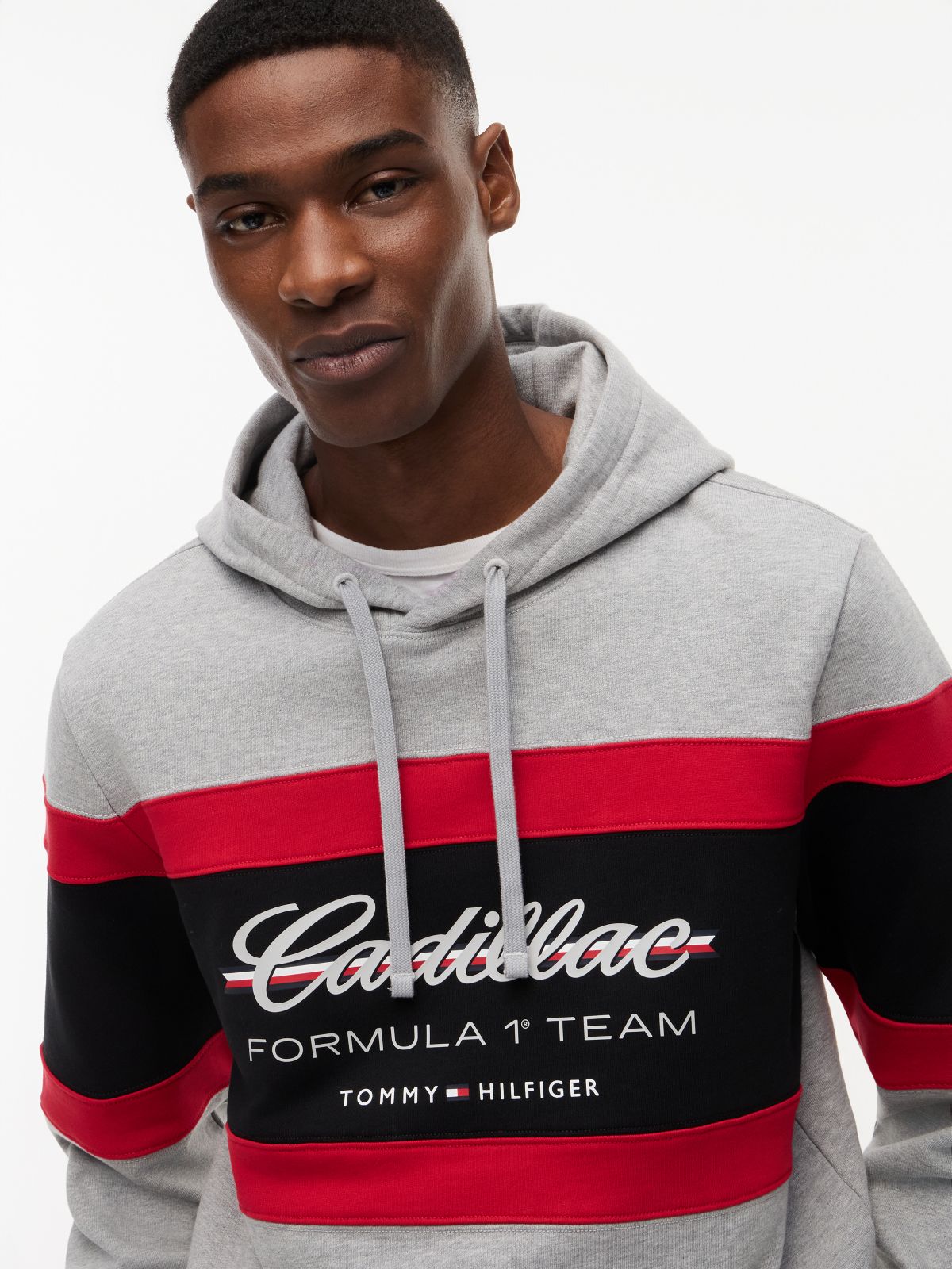 TH x Cadillac Formula 1® Team Logo Hoody — Grey