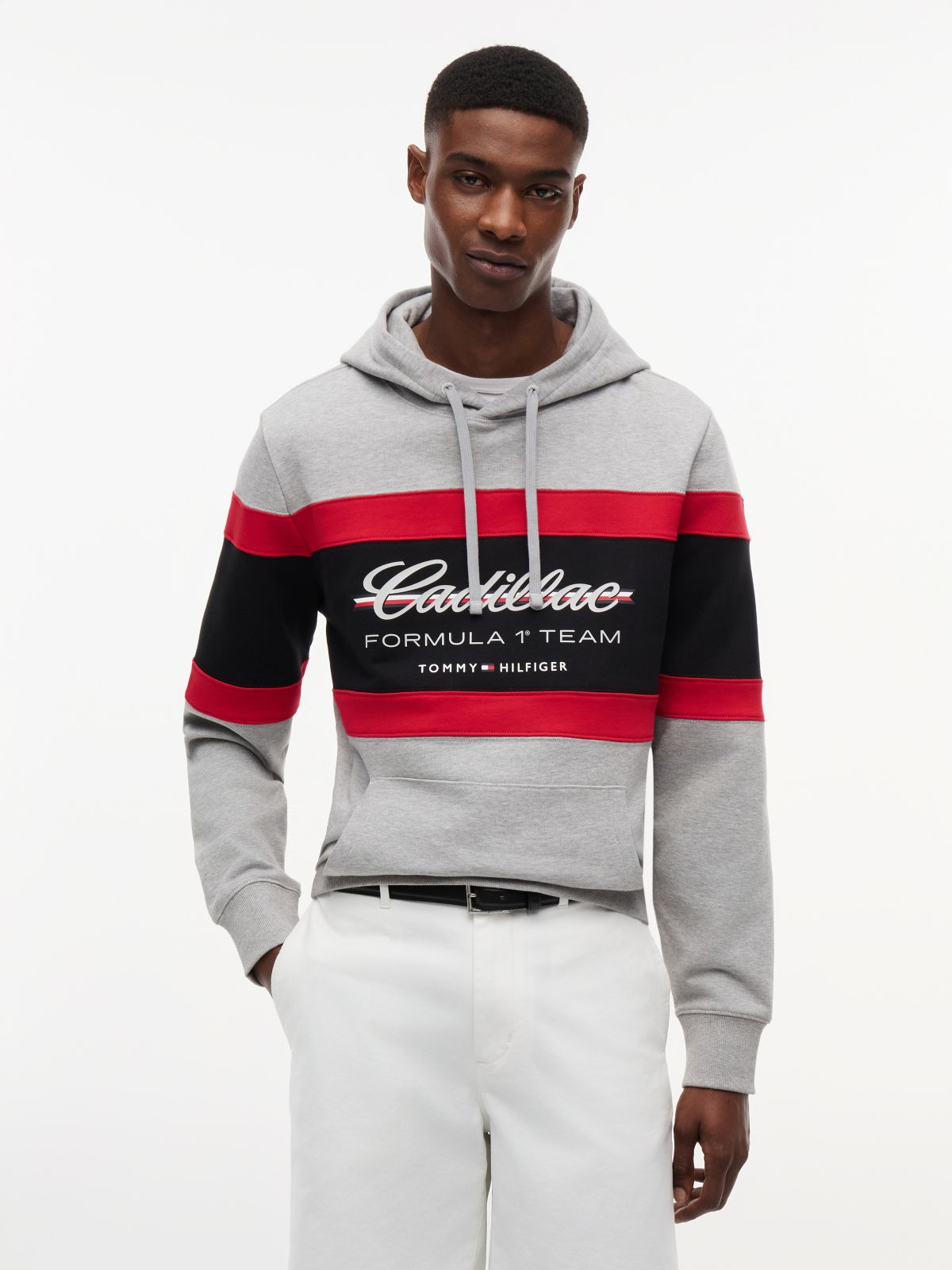 TH x Cadillac Formula 1® Team Logo Hoody — Grey