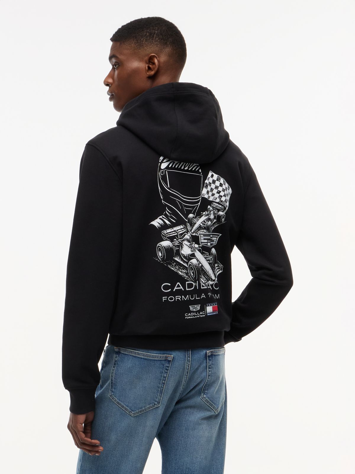 TH x Cadillac Formula 1® Team Graphic Hoody — Black